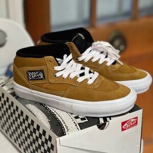 Vans Half Cab Gold and Black Men's Shoes